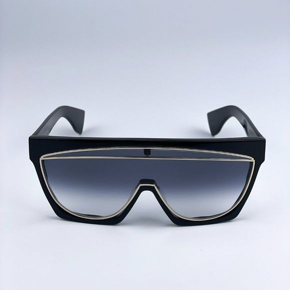 Loewe LW40012F FILIPA MASK  05B Sunglasses Black Gradient Smoke Shield Women main image 9